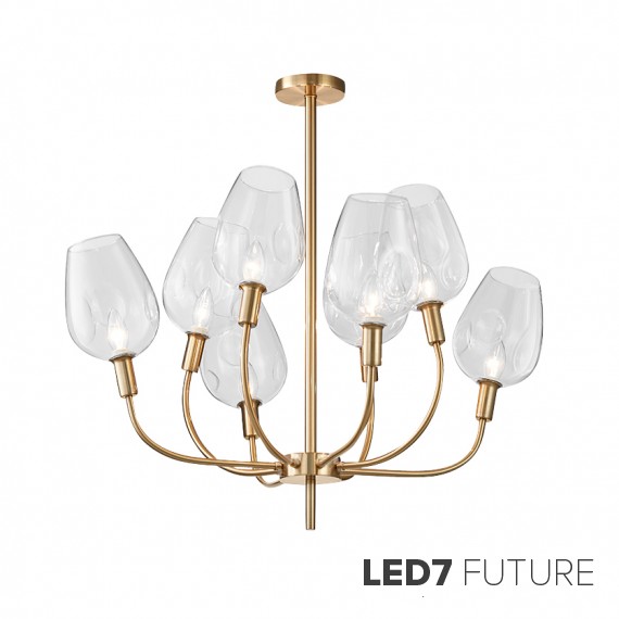 Loft Industry Modern - Button Chandelier